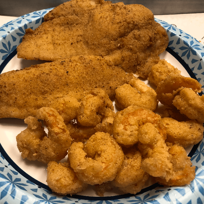 2 pc Fried Fish Combo