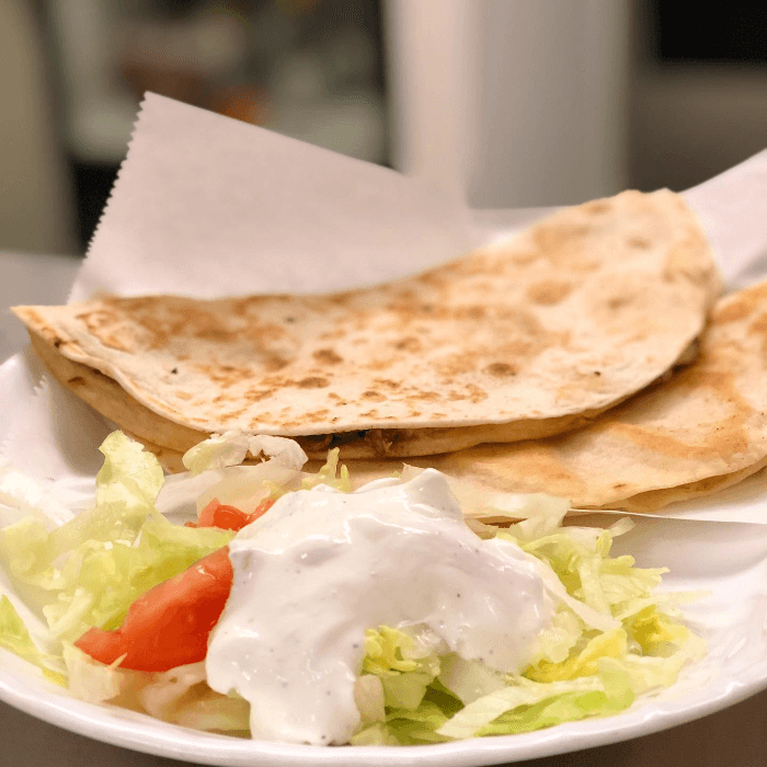 Chicken Quesadilla.