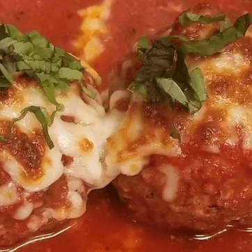 Homemade Meatballs.