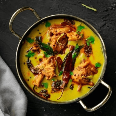 Kadhi Pakoda Curry (Vegetables Pakora in Curry)