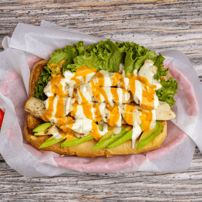 Chicky Boom Boom Sandwich.