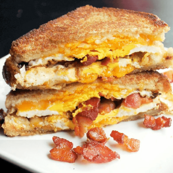 Egg and Cheese with Bacon Deluxe