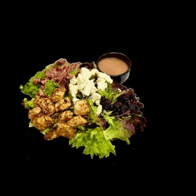 Blackened Halibut Caesar Salad