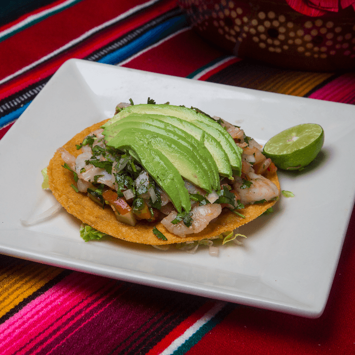 Tostada De Camarones