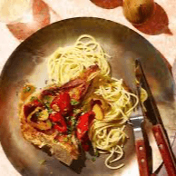 Catering | Veal & Peppers.