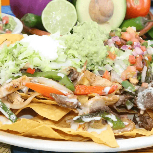 Super Nachos Shrimp.