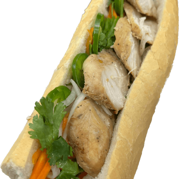Grilled Lemongrass Chicken Tenderloin Sandwich