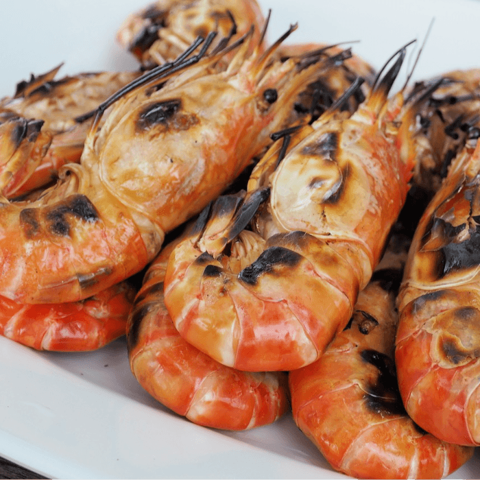 Veggie Grilled Shrimp