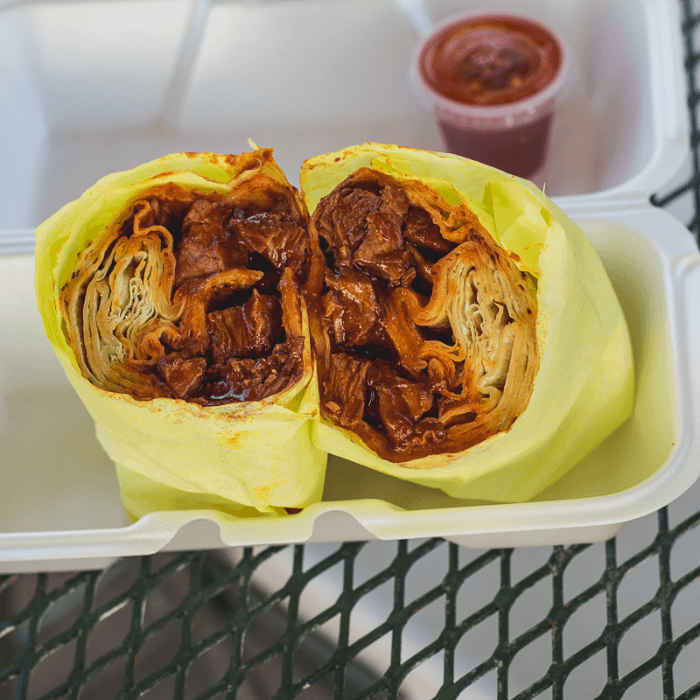 Nana's Red Chile Burro