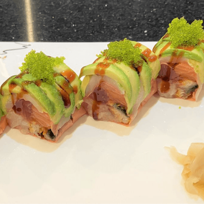 Holiday Sashimi Roll (No Rice With Soy Paper)