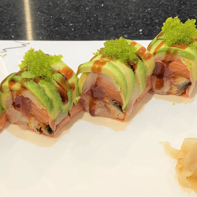 Holiday Sashimi Roll (No Rice With Soy Paper).