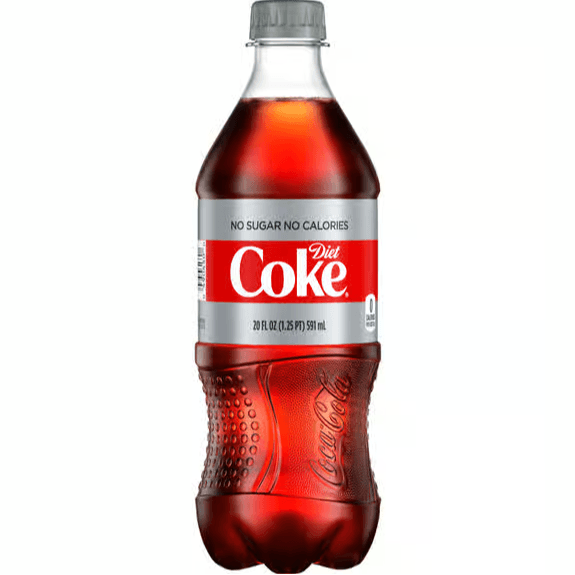 20oz Diet Coke.