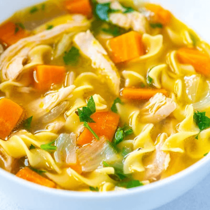 Chicken Noodle Lunch Soup