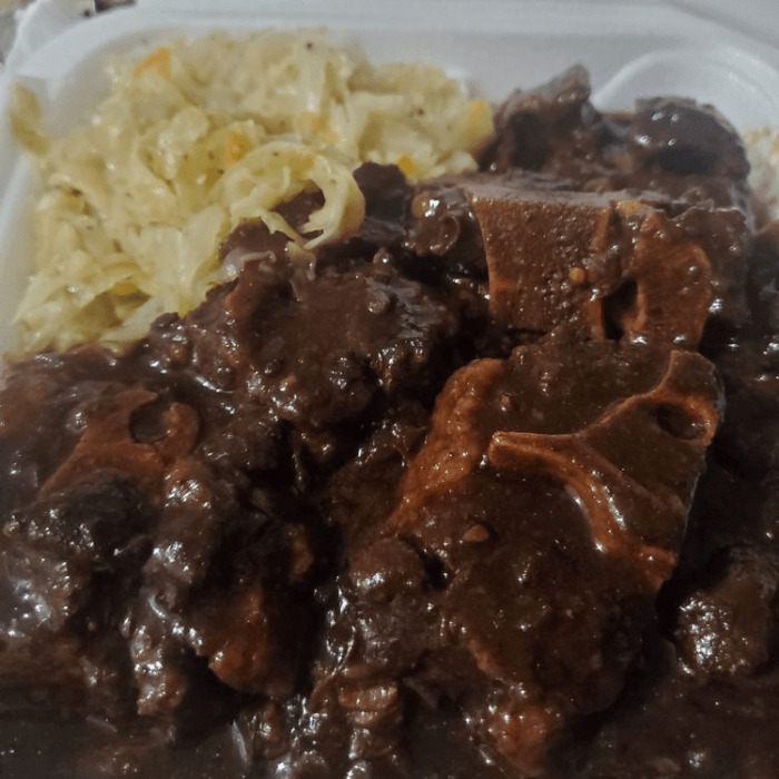 Stew Oxtails Side