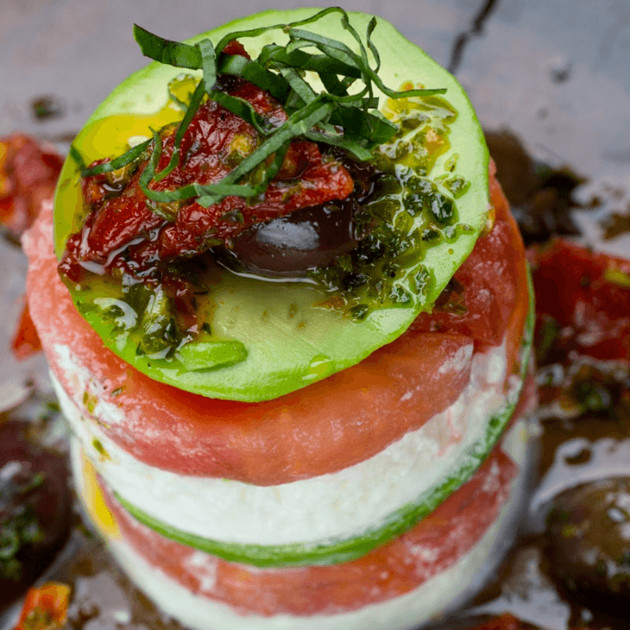 Caprese & Crab Meat