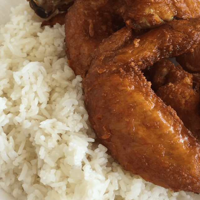 Wings & Rice Special.