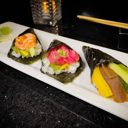 Unagi Cucumber Scallions Hand Roll