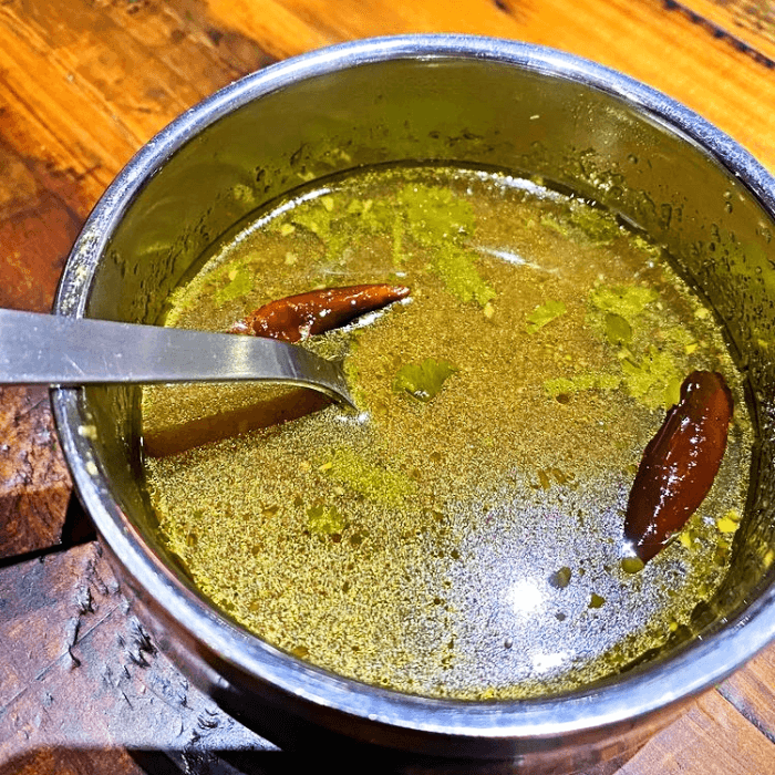 Pepper Rasam Soup.