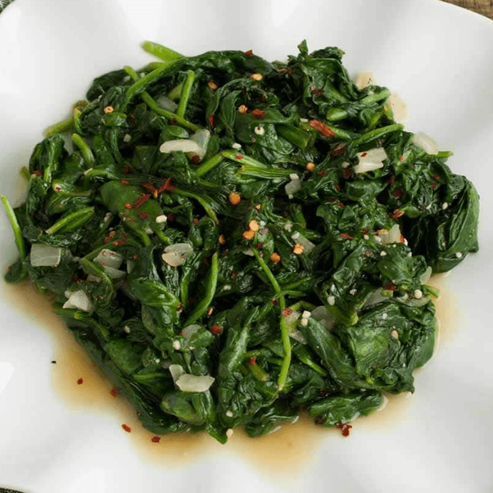 Sautéed Spinach 