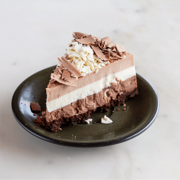 Triple Chocolate Slice Gluten Free.