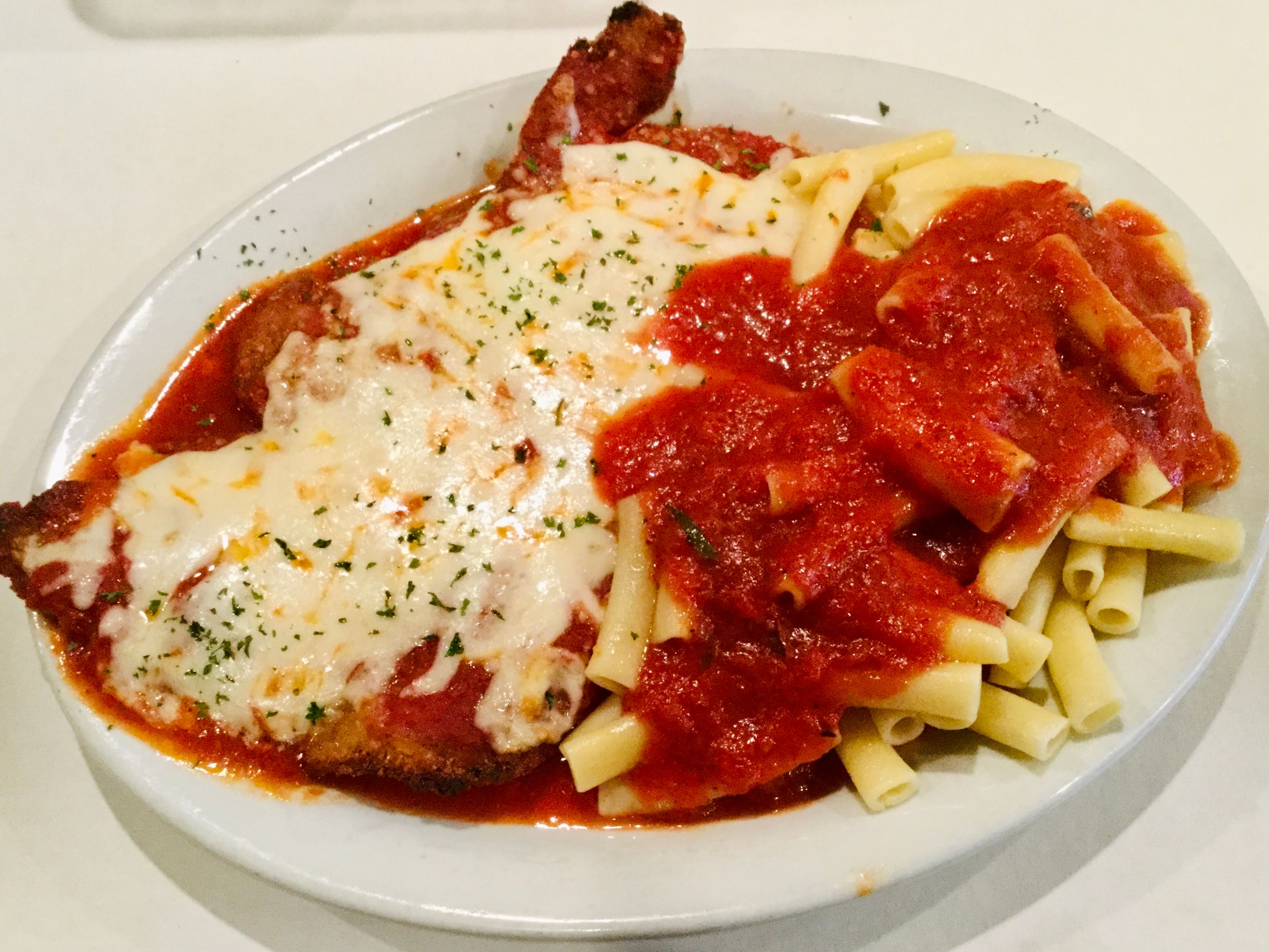 Veal Parmigiana Dinner