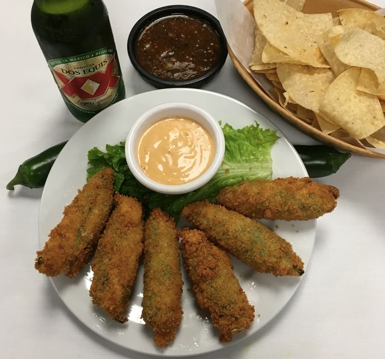 Cheese Stuffed Jalapeรฑos.