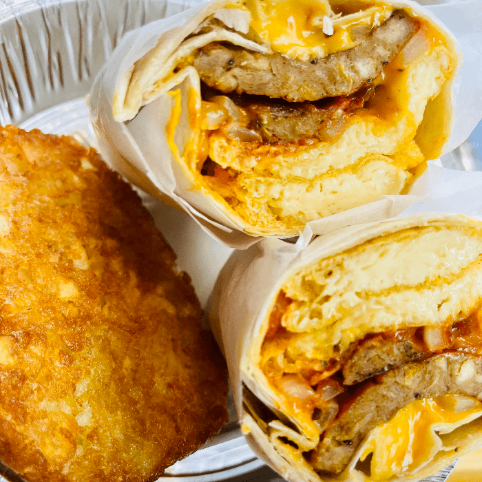 Sausage Egg & Cheese Patty.