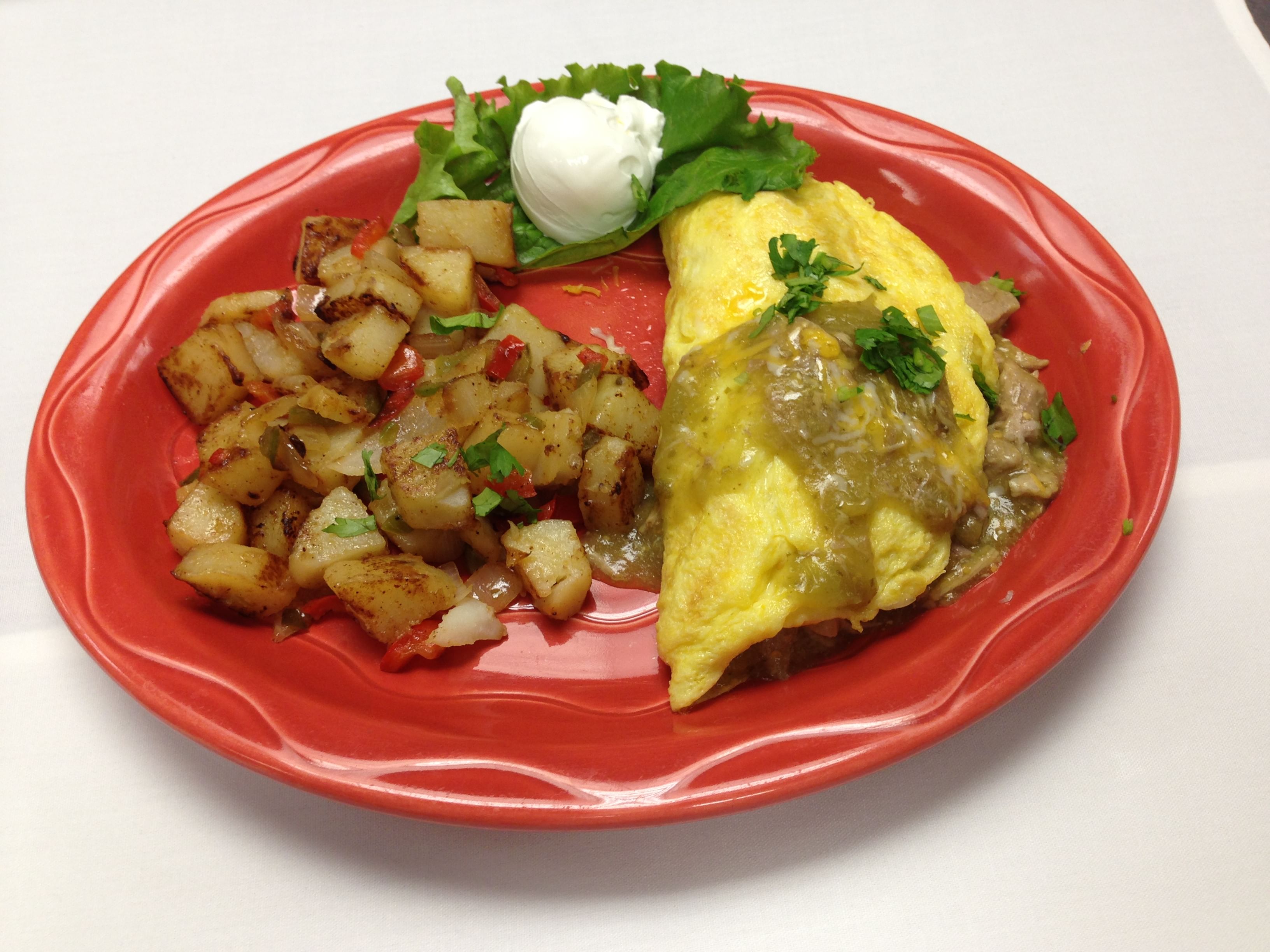 Chile Verde Omelette