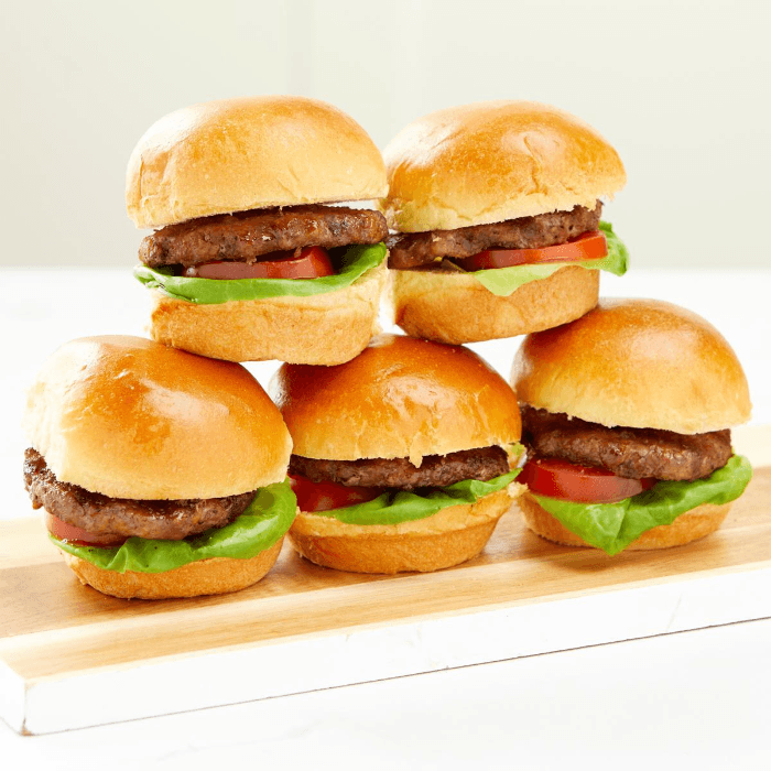 Sliders (2 oz.).