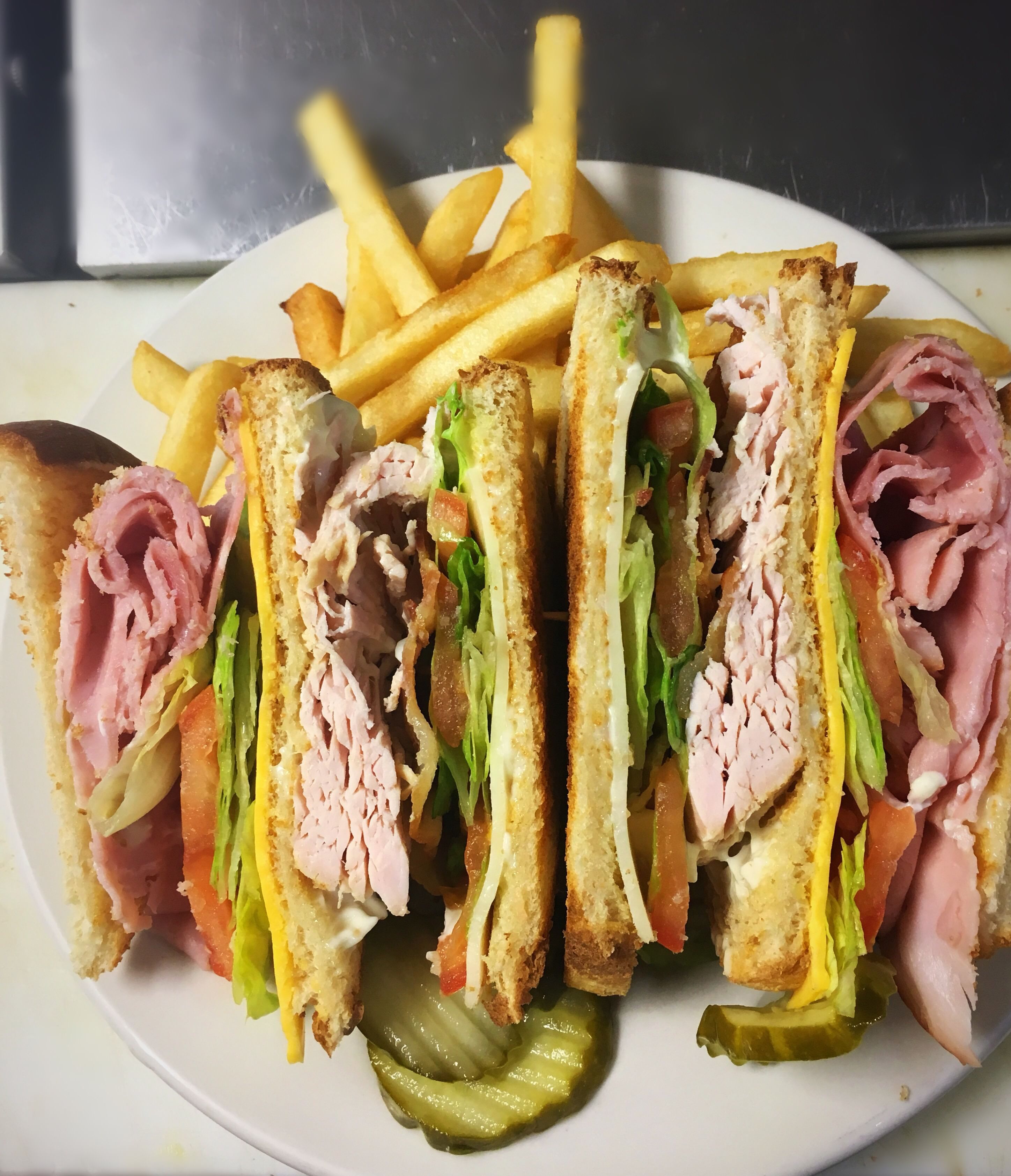 Al's Lean & Mean Triple Decker Club.