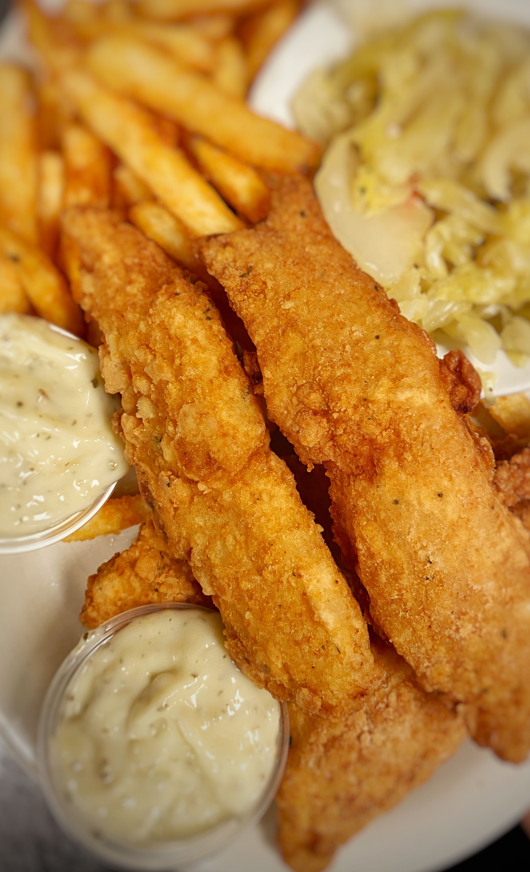 Breaded White Fish (Half).