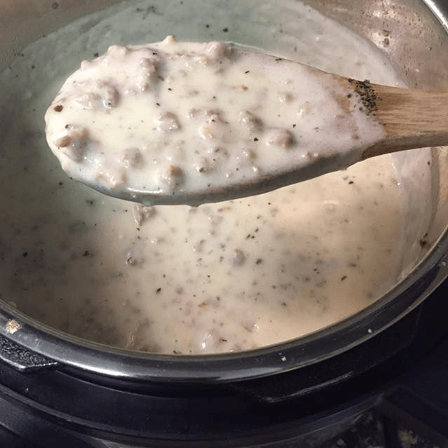 Cup of Sausage Gravy