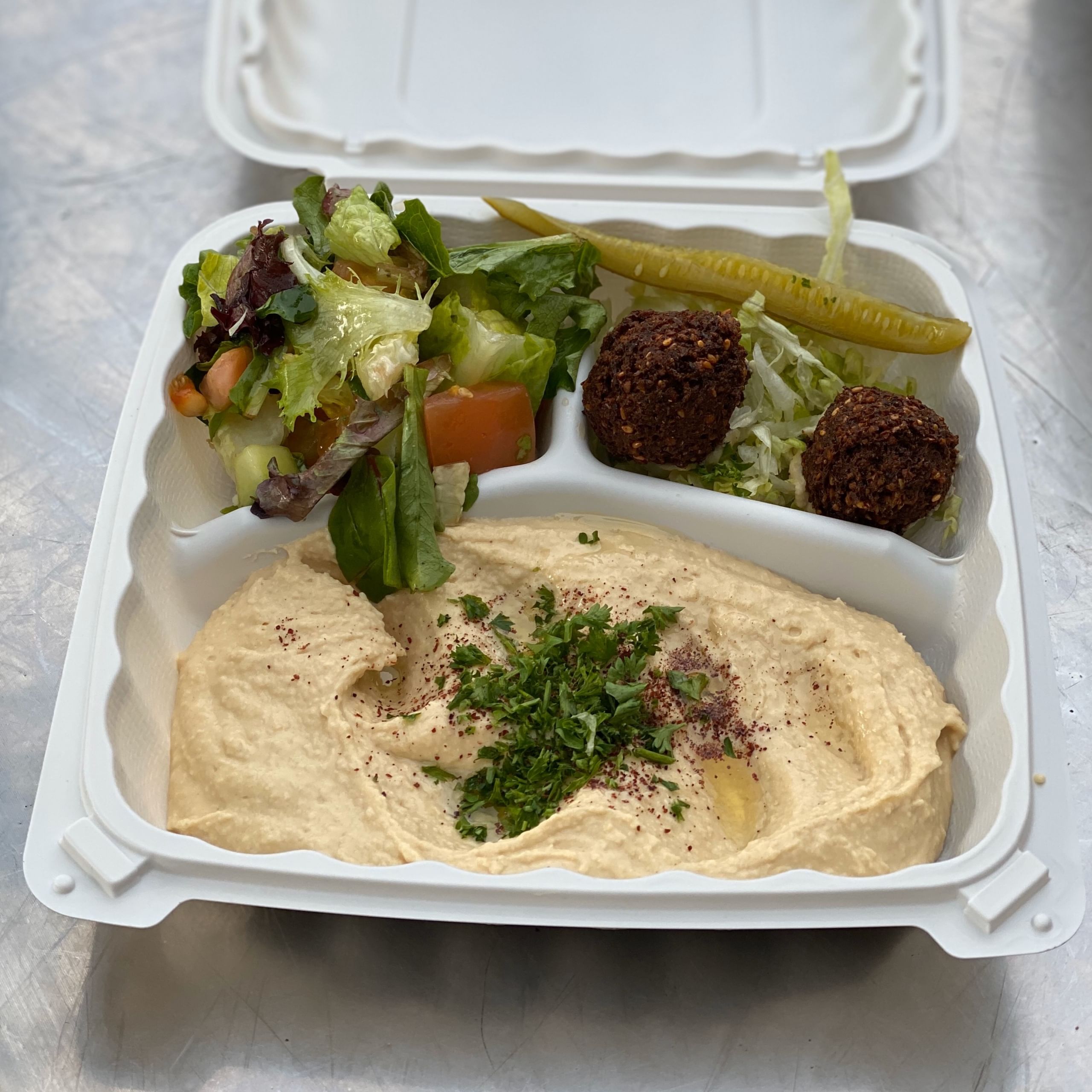 Hummus Plate.