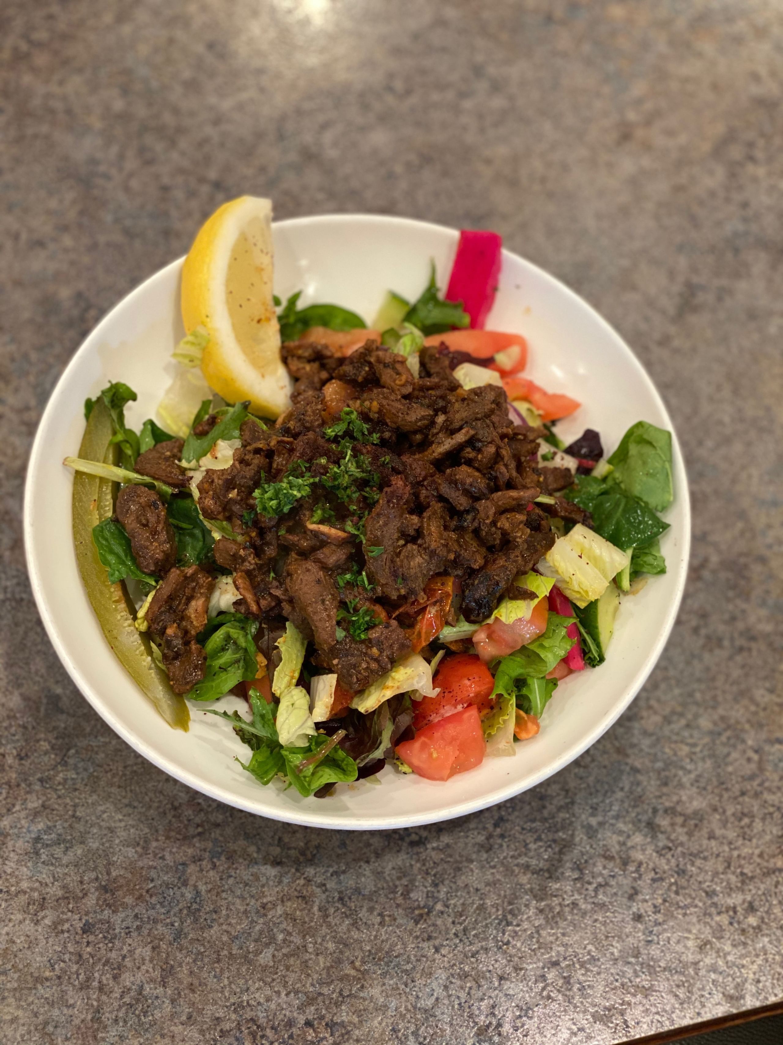 Lamb & Beef Shawarma Salad