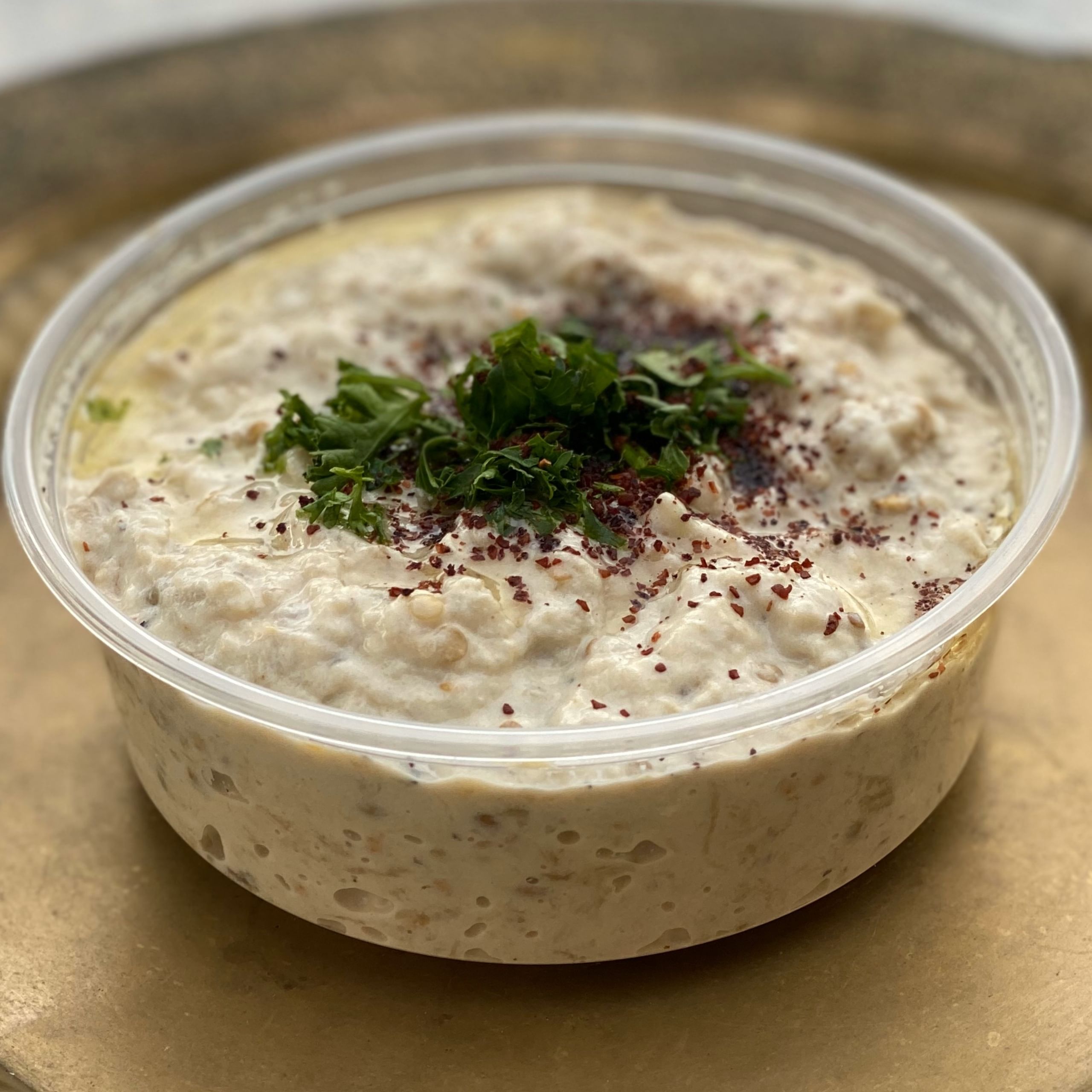 1/2 Pt. Baba Ghanoush.
