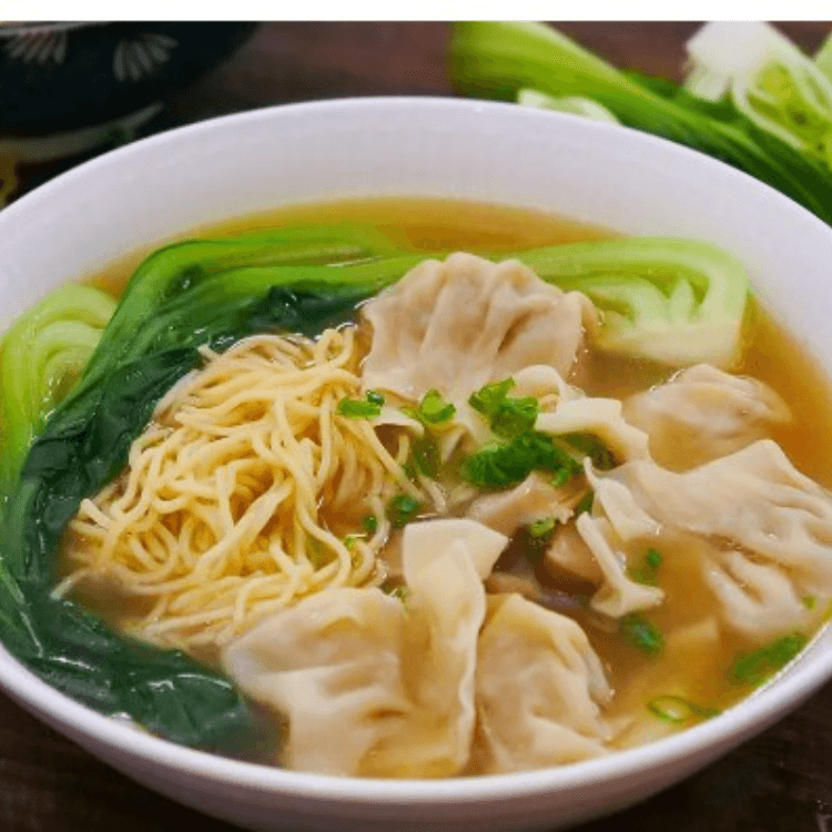 Shrimp Dumpling Noodle Soup