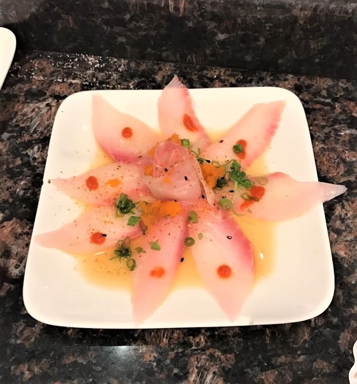 Spicy White Fish Sashimi