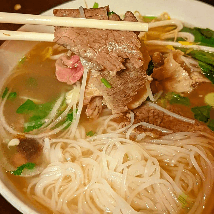 10. Brisket, Flank, and Rice Noodle Soup