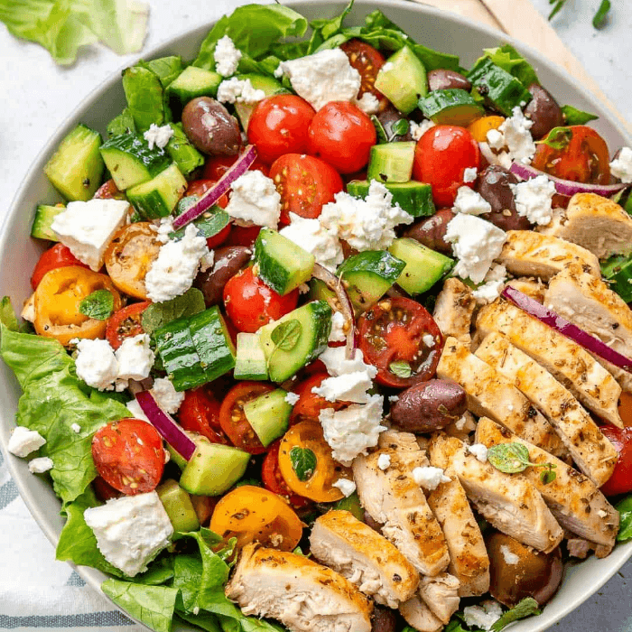 Chicken Greek Salad