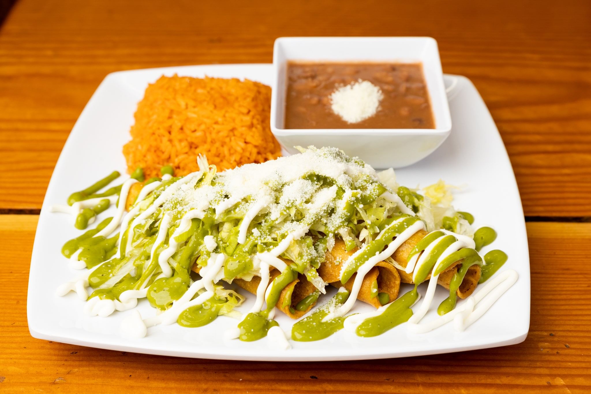 Flautas Plate