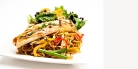 Yakisoba Noodle & Chicken Breast Plate