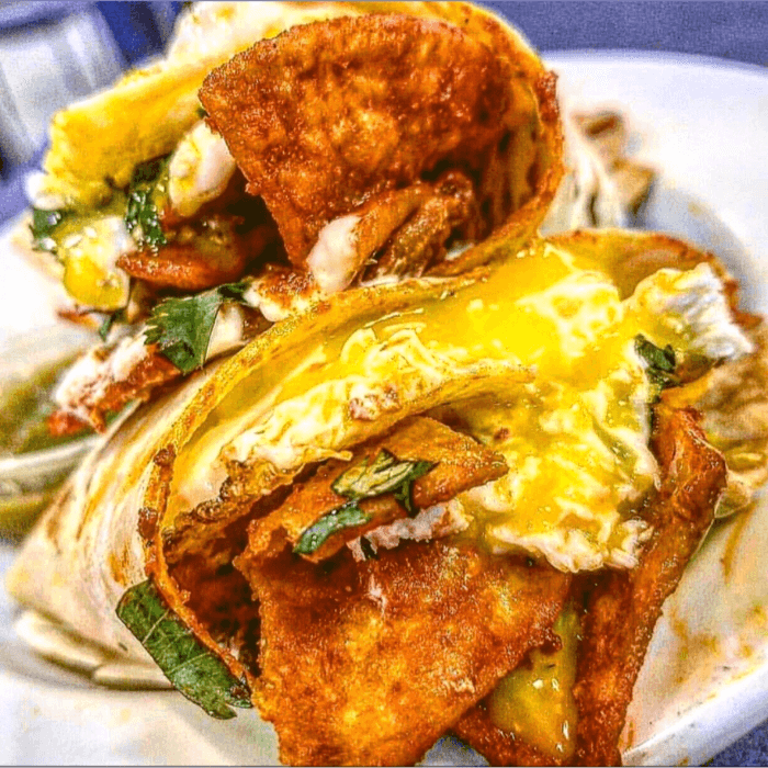 Chilaquiles Burrito.