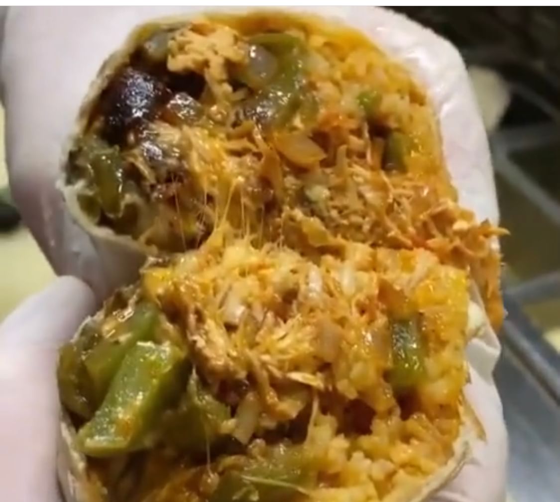 Mexican Spicy Fajita Burrito