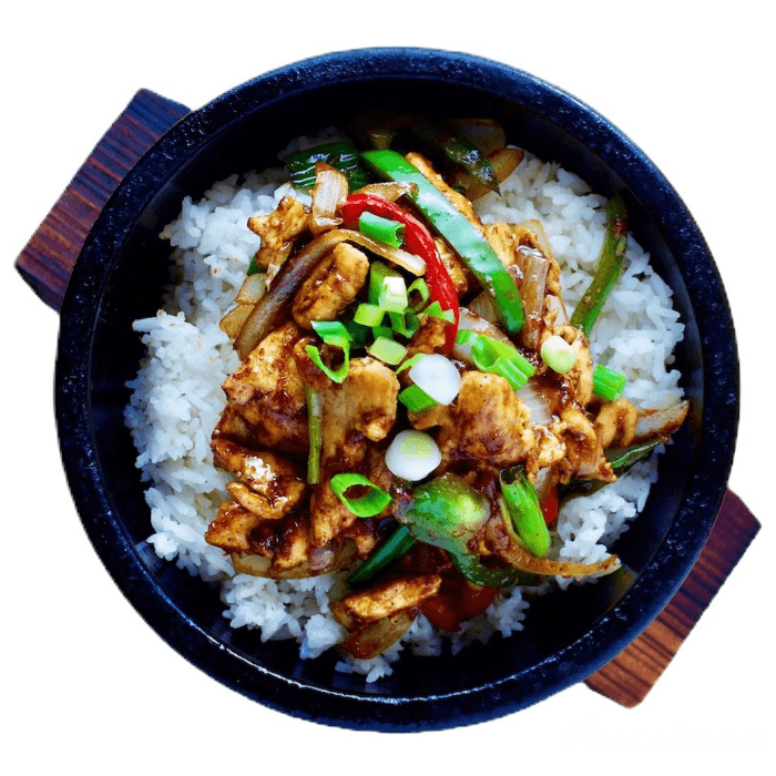Black Pepper Stone Pot Rice Bowl