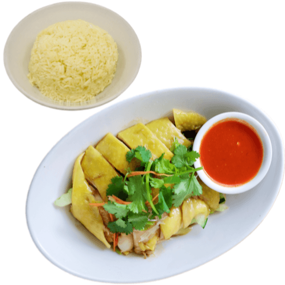 Hainanese Chicken Over Rice