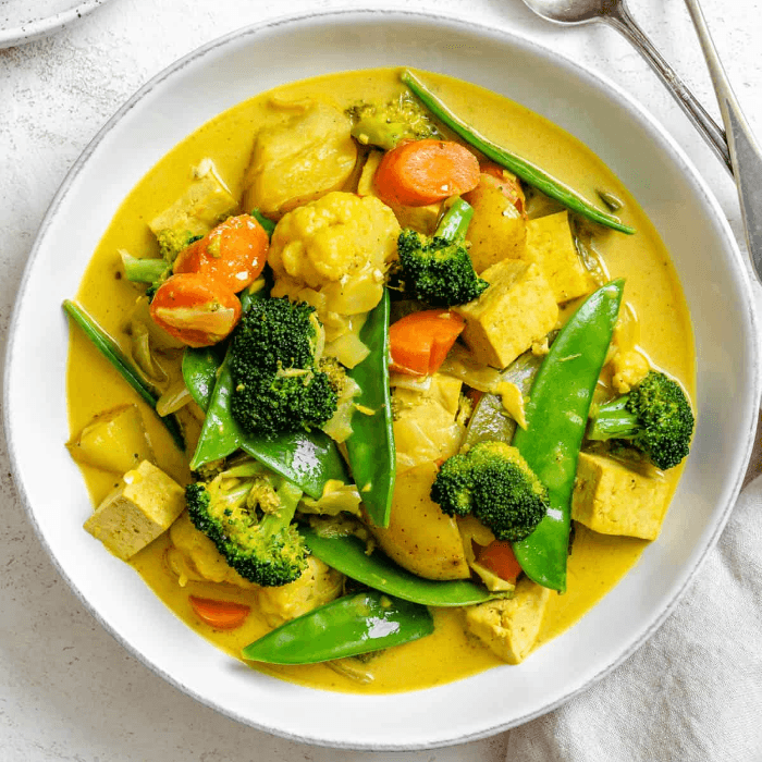 Coconut Veg Curry (V, GF)