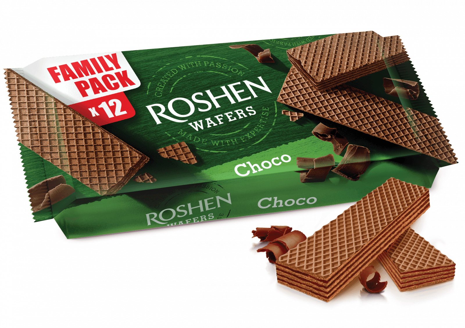Chocolate Wafers. Roshen Ukraine 
