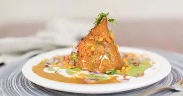 Samosa Chaat.