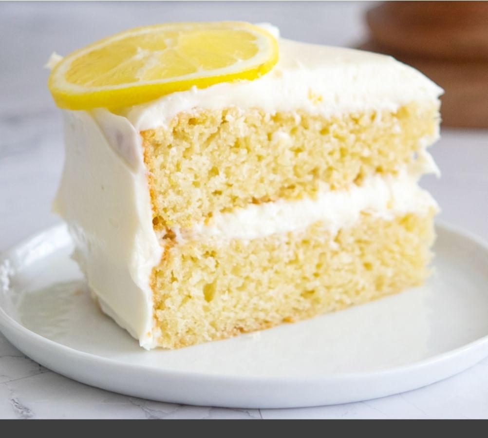 Lemon Cake Slice