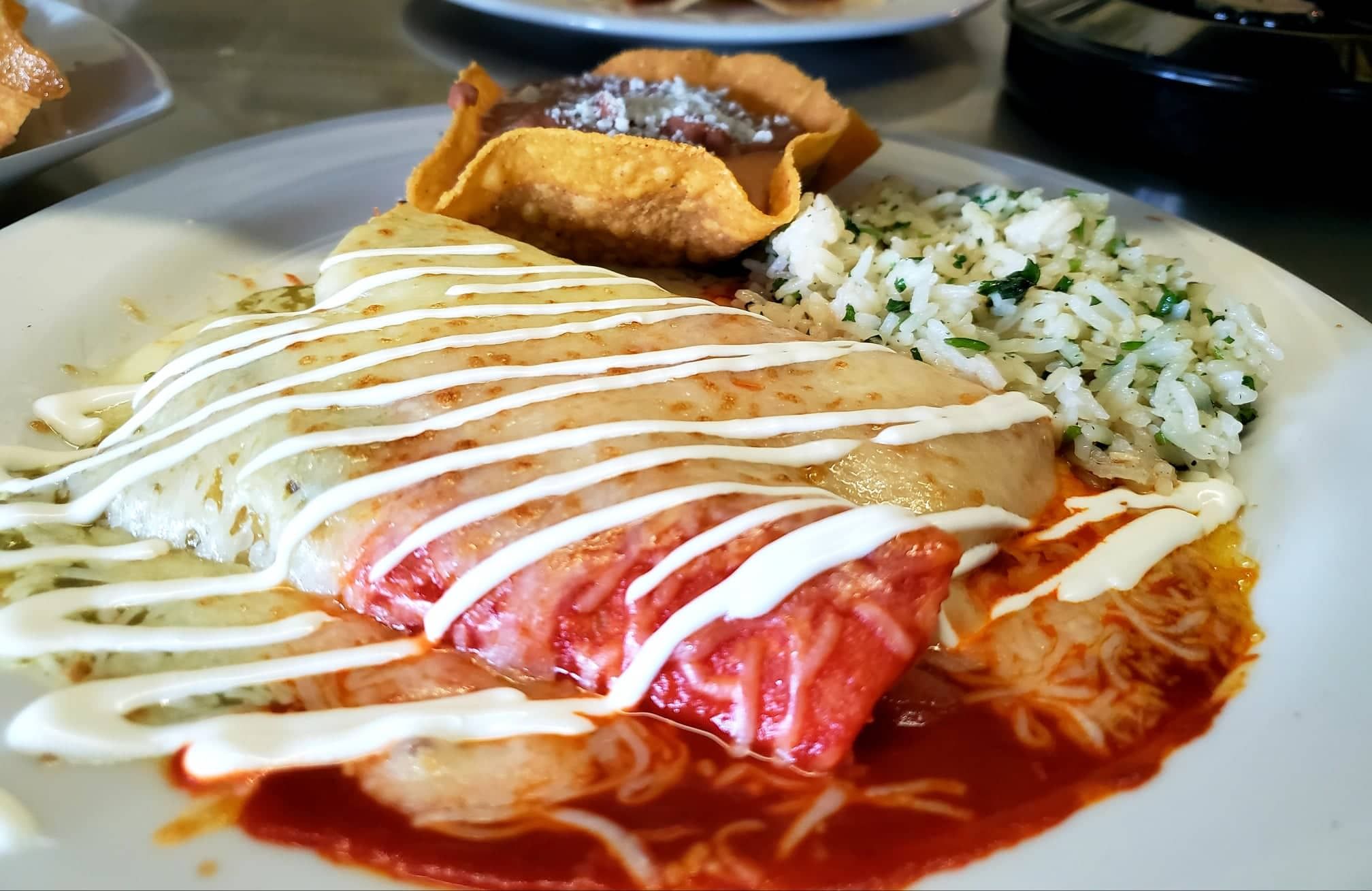 Lunch Veggie Enchiladas